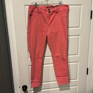 Coral Torrid Jeggings size 18R